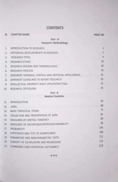 Anveshika Research Methodology & Medical Statistics For BAMS K.A.S 197